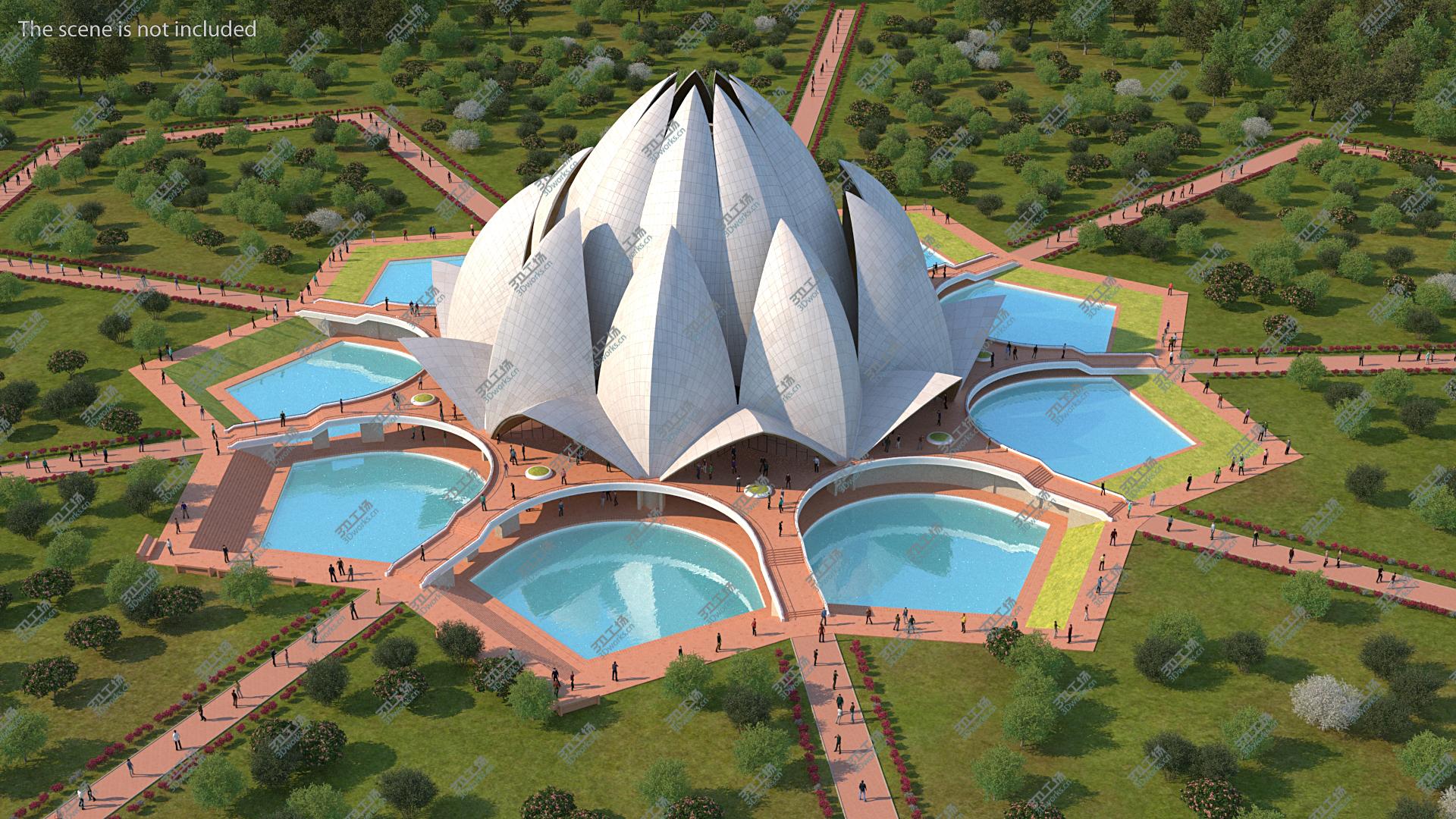 images/goods_img/20210313/3D model Lotus Temple/4.jpg